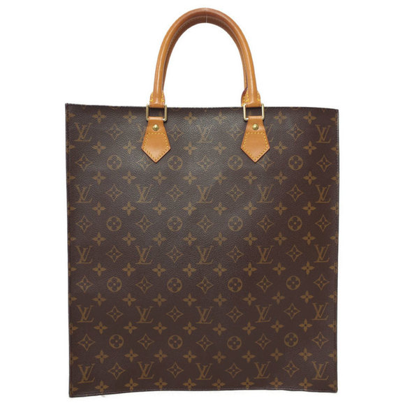 Louis Vuitton Monogram Tote Bag Plat Sac - Picture 1 of 8
